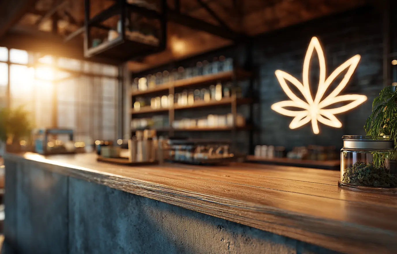Der CBD Shop in Freiburg von innen