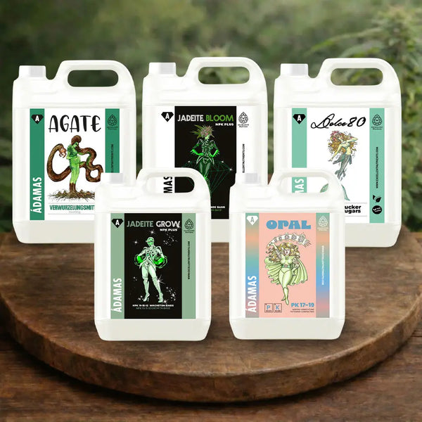 Grow Dünger Starter Set für Cannabis Pflanzen mit verschiedenen Nährstoffen