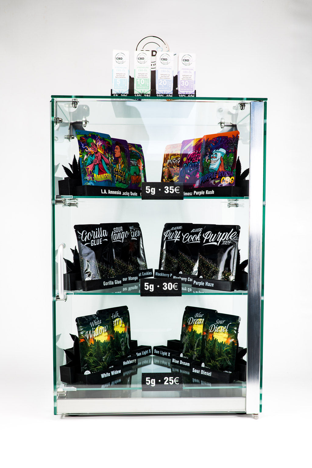 Premium Vitrine von CBDÍA